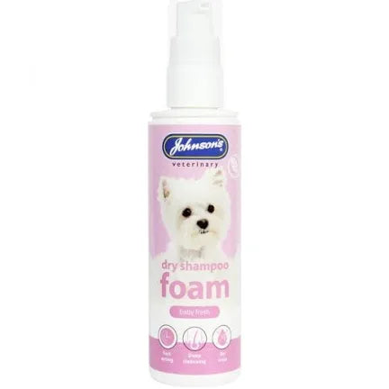 JOHNSONS DRY FOAM SHAMPOO SPRAY BABY FRESH