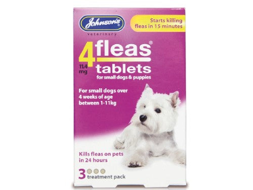 4 FLEAS DOG FLEA 3 TABS