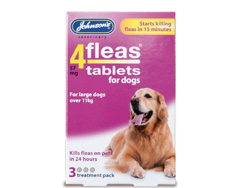 4 FLEAS DOG FLEA 3 TABS