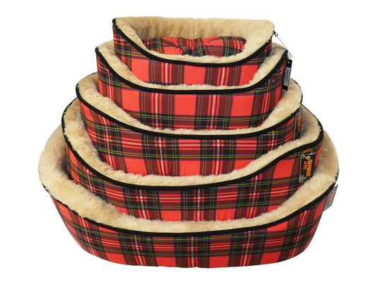CLASSIC RED TARTAN BEDS