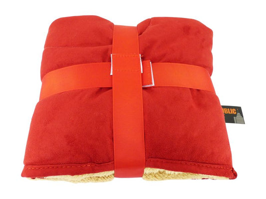COMFORTER RED SNUGGLE BLANKET 100X70CM