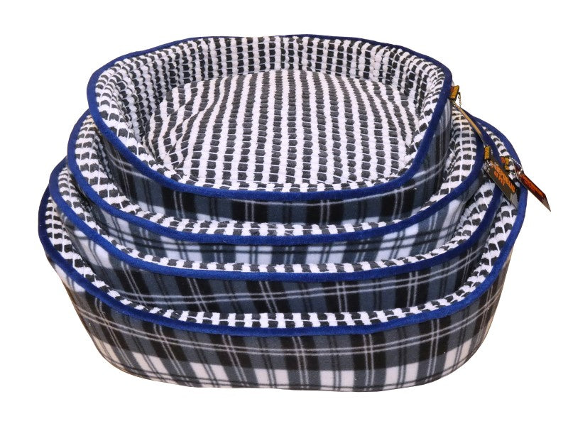 SOPHIE BLUE CHECKERS BEDS